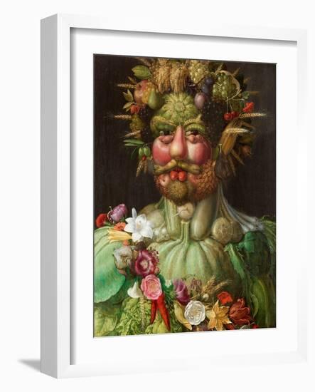 Vertumnus, 1591-Giuseppe Arcimboldo-Framed Giclee Print