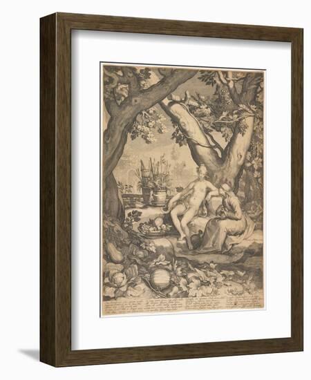 Vertumnus and Pomona, 1605-Pieter Jansz Saenredam-Framed Giclee Print