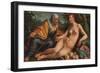 Vertumnus and Pomona, 1613 (Oil on Canvas)-Hendrik Goltzius-Framed Giclee Print