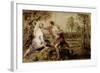 Vertumnus and Pomona, 1636-1637-Peter Paul Rubens-Framed Giclee Print