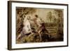 Vertumnus and Pomona, 1636-1637-Peter Paul Rubens-Framed Giclee Print