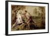 Vertumnus and Pomona, 1636-1637-Peter Paul Rubens-Framed Giclee Print