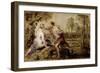 Vertumnus and Pomona, 1636-1637-Peter Paul Rubens-Framed Giclee Print