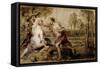 Vertumnus and Pomona, 1636-1637-Peter Paul Rubens-Framed Stretched Canvas