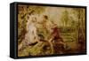 Vertumnus and Pomona-Peter Paul Rubens-Framed Stretched Canvas