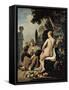 Vertumnus and Pomona-Caesar Boëtius van Everdingen-Framed Stretched Canvas