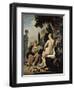 Vertumnus and Pomona-Caesar Boëtius van Everdingen-Framed Giclee Print