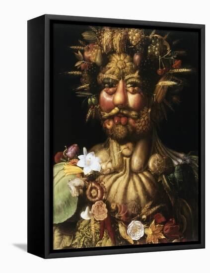 Vertumnus - Rudolf Ii, C1590-Giuseppe Arcimboldi-Framed Stretched Canvas