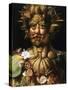 Vertumnus - Rudolf Ii, C1590-Giuseppe Arcimboldi-Stretched Canvas