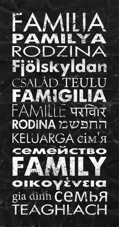 Family in Different Languages