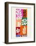 Verve - Fleurs de neige-Henri Matisse-Framed Premium Edition