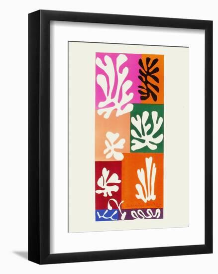 Verve - Fleurs de neige-Henri Matisse-Framed Premium Edition