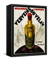 Verveine Duvelay Liqueur Advertisement Poster-Max Ponty-Framed Stretched Canvas