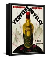 Verveine Duvelay Liqueur Advertisement Poster-Max Ponty-Framed Stretched Canvas