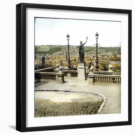 Verviers (Belgium), Panoramic View-Leon, Levy et Fils-Framed Premium Photographic Print