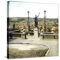 Verviers (Belgium), Panoramic View-Leon, Levy et Fils-Stretched Canvas