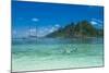 Very clear turquoise waters on Monuriki Island (Cast Away Island), Mamanuca Islands, Fiji, South Pa-Michael Runkel-Mounted Photographic Print