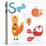 Very Cute Alphabet. S Letter.Squirrel, Scorpion, Spider, Snail.-Ovocheva-Stretched Canvas