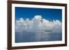 Very flat ocean, Mamanuca Islands, Fiji, South Pacific-Michael Runkel-Framed Photographic Print