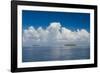 Very flat ocean, Mamanuca Islands, Fiji, South Pacific-Michael Runkel-Framed Photographic Print