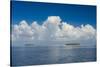 Very flat ocean, Mamanuca Islands, Fiji, South Pacific-Michael Runkel-Stretched Canvas