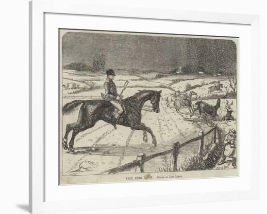 Very Fond of It-John Leech-Framed Giclee Print