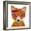 Very Foxy-Julie DeRice-Framed Art Print