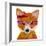 Very Foxy-Julie DeRice-Framed Art Print
