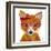 Very Foxy-Julie DeRice-Framed Art Print