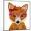 Very Foxy-Julie DeRice-Mounted Art Print