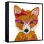 Very Foxy-Julie DeRice-Framed Stretched Canvas