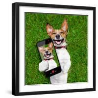 Very Funny Dog-Javier Brosch-Framed Photographic Print