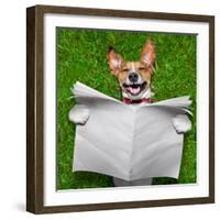 Very Funny Dog-Javier Brosch-Framed Photographic Print