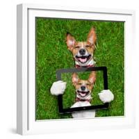 Very Funny Dog-Javier Brosch-Framed Photographic Print