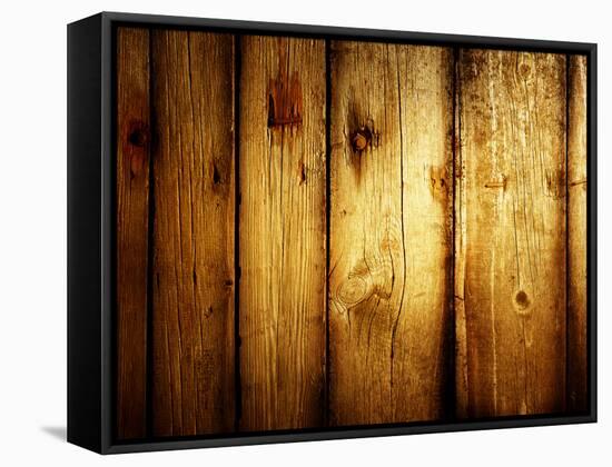 Very Old Wood Background-Subbotina Anna-Framed Stretched Canvas