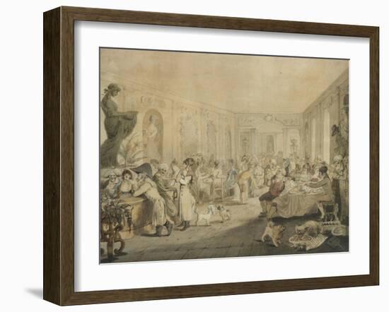 Very's Restaurant in the Palais Royal, Paris, 1803-John Nixon-Framed Giclee Print