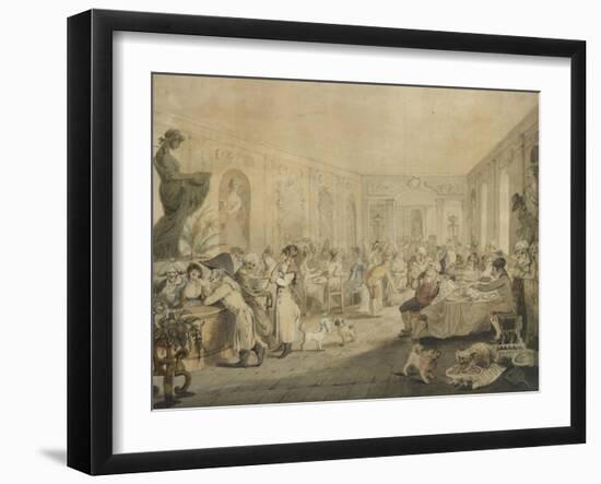 Very's Restaurant in the Palais Royal, Paris, 1803-John Nixon-Framed Giclee Print