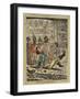 Very Slippy Weather, 1808-James Gillray-Framed Giclee Print