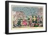 Very Unpleasant Weather, or the Old Saying Verified "Raining Cats, Dogs and Pitchforks!"-George Cruikshank-Framed Giclee Print