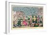 Very Unpleasant Weather, or the Old Saying Verified "Raining Cats, Dogs and Pitchforks!"-George Cruikshank-Framed Giclee Print