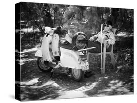 Vespa a Riposo-Pete Richardson-Stretched Canvas