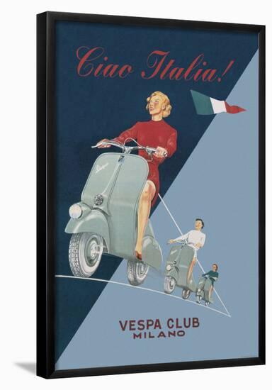 Vespa - Ciao Italia-null-Framed Poster