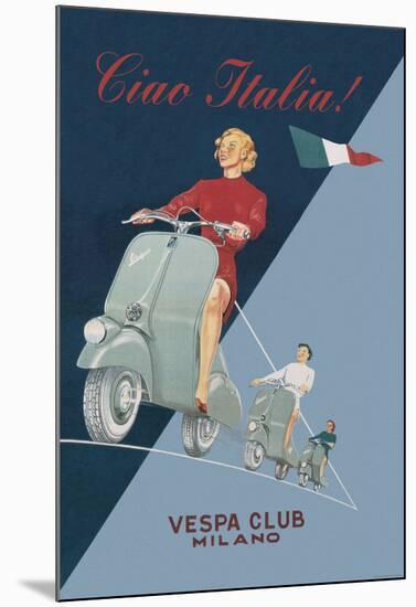 Vespa - Ciao Italia-null-Mounted Poster