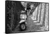 Vespa In Alley Amalfi, Italy Poster-null-Framed Stretched Canvas