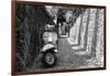 Vespa In Alley Amalfi, Italy Poster-null-Framed Photo