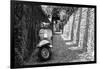 Vespa In Alley Amalfi, Italy Poster-null-Framed Photo