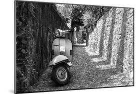 Vespa In Alley Amalfi, Italy Poster-null-Mounted Photo