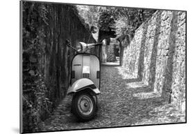 Vespa In Alley Amalfi, Italy-null-Mounted Poster