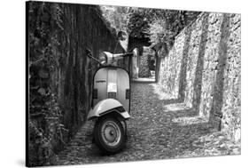 Vespa In Alley Amalfi, Italy-null-Stretched Canvas