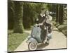 Vespa Scooter 1960s-null-Mounted Photographic Print